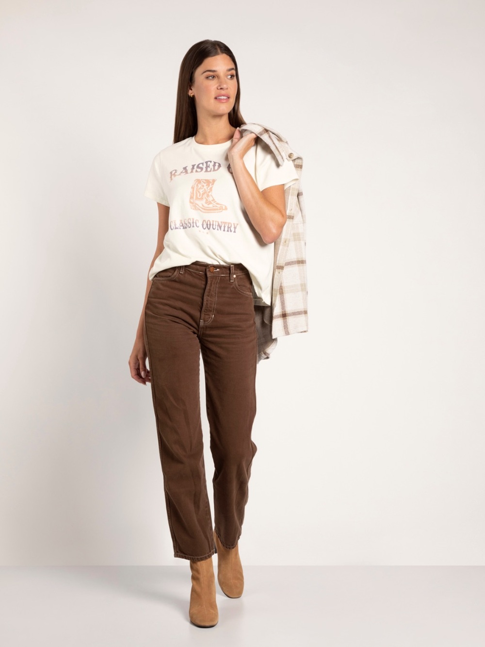 NWT Thread & Supply “Raised On Classic Country” Graphic Tee | Size Large - Picture 5 of 5